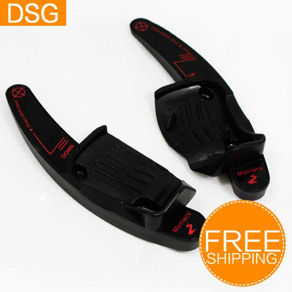 S-tronic dsg carbon fiber paddle shifter extensions audi a3 a4 a5 a7 q5 q7 tt