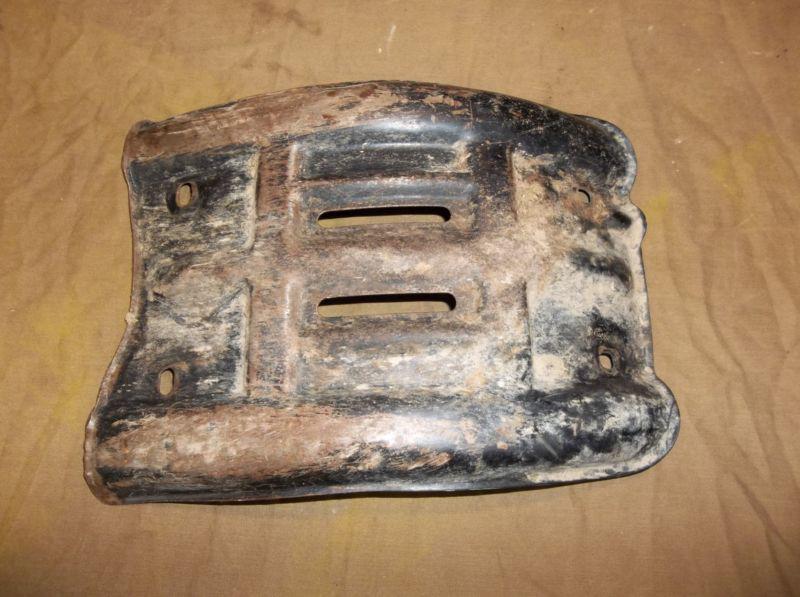 1977-78 yamaha dt250/400 dt 250 400 used skid plate  protector 1m1-21471-00-90