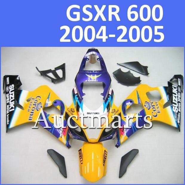 Fit suzuki 04 05 gsxr 750 gsxr 600 2004 2005 gsx-r fairing k4 bodywork d11 h3