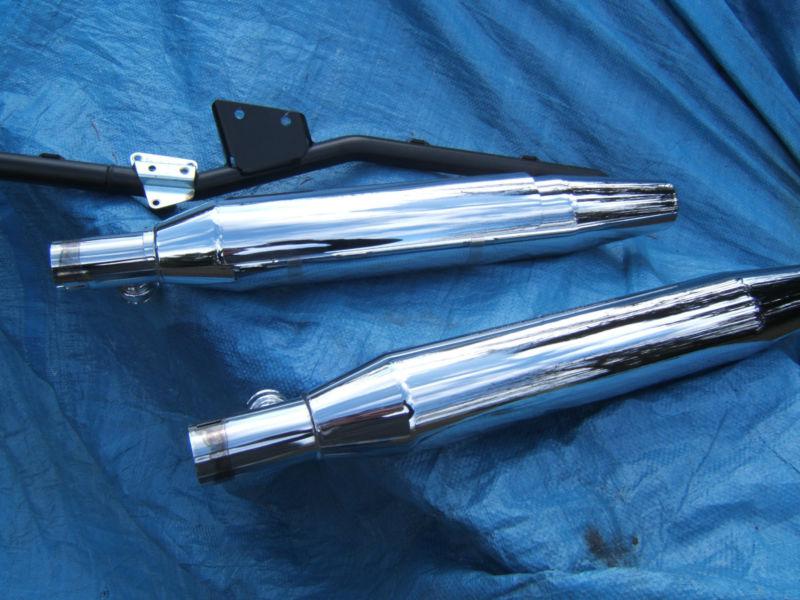 2003 harley heritage new take off mufflers