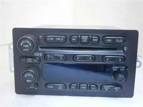 2006 gmc envoy 6 disc cd radio player oem lkq