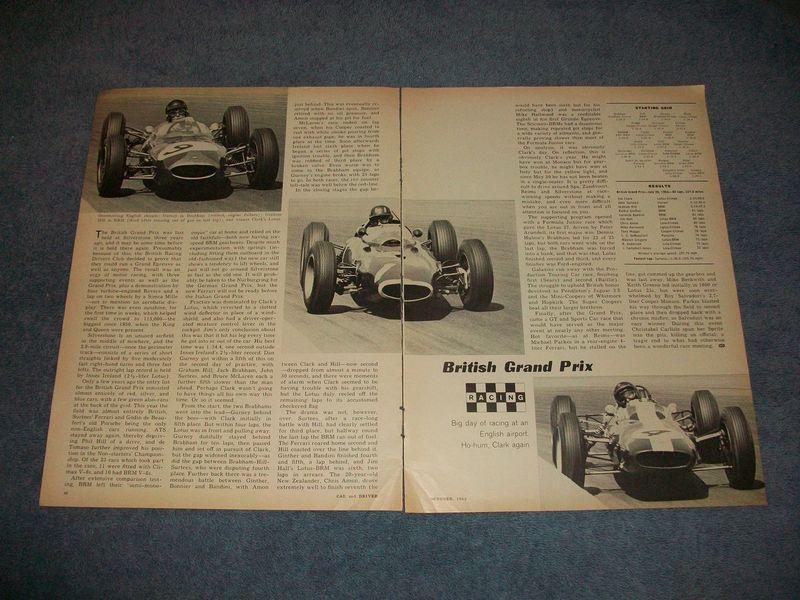 1963 british grand prix highlights vintage article jim clark lotus