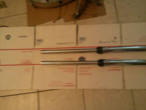 Suzuki ts90 tc90 chrome forks nice