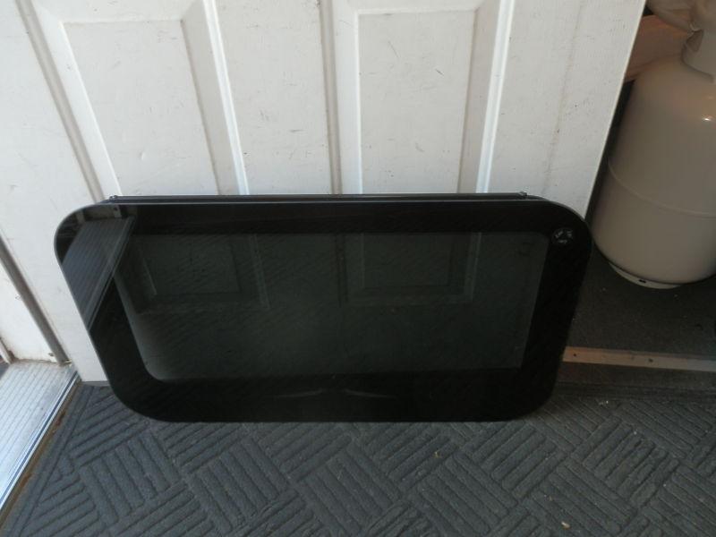 Rv tinted crank open window r.o.18" tall x 30" wide 