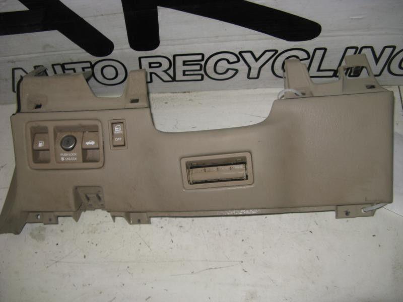 03 04 jaguar s type under steering column knee trim panel tan