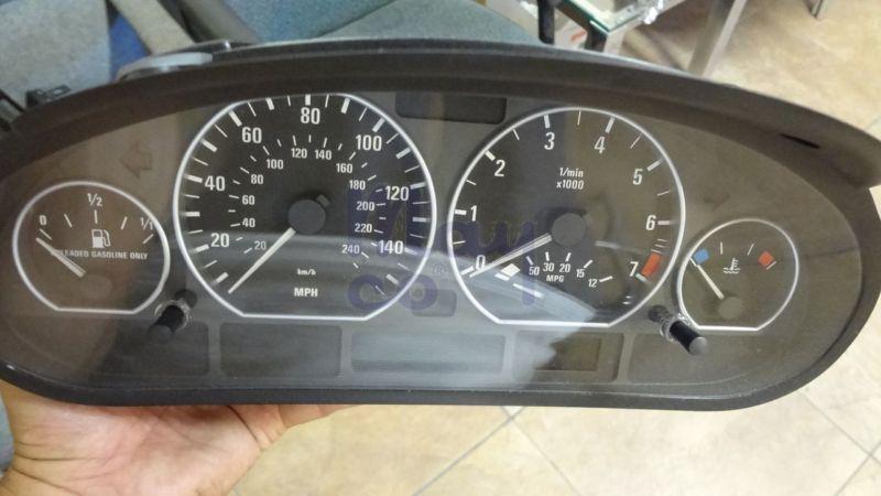 2001-2005 bmw 3 series 325i 330i 330xi speedometer cluster instrument panel e46