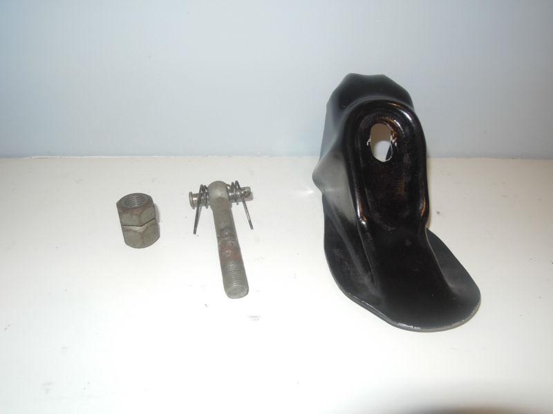 1940 ford spare tire bracket and retention bolt and nut assembly