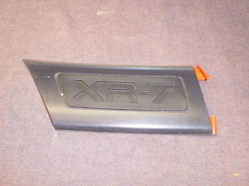 Mercury 85 cougar xr7 fender molding rear lower lh orig. ford nos