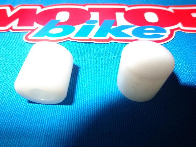 Two moto bultaco steering stops, are nylon.