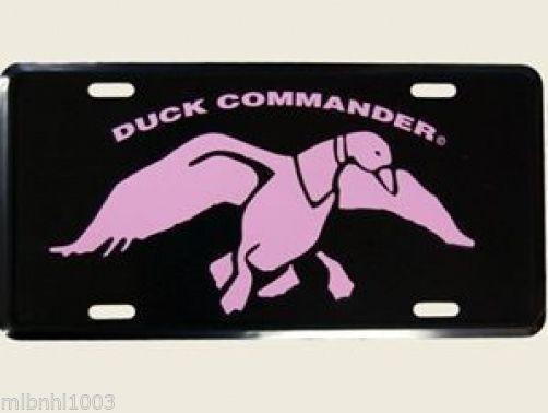 Duck dynasty/commander license plate tag,  willie robertson, phil, jase, si 