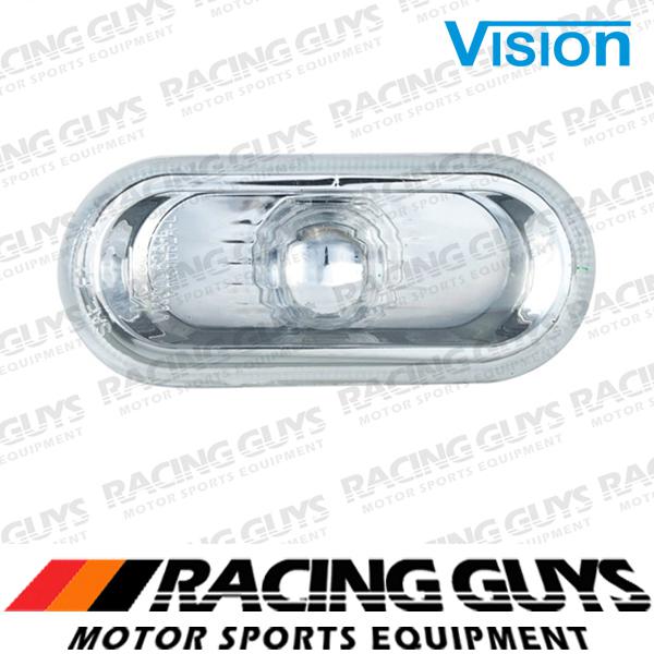 Side marker signal light clear 99-05 vw jetta golf passat driver=passenger l/r