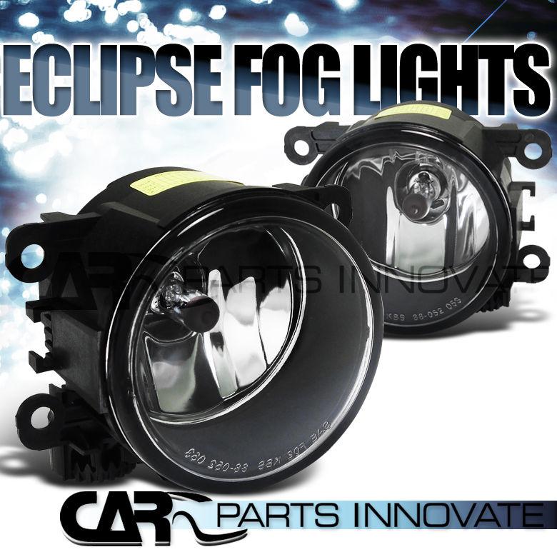 2006-2008 mitsubishi eclipse clear fog lights driving bumper lamp