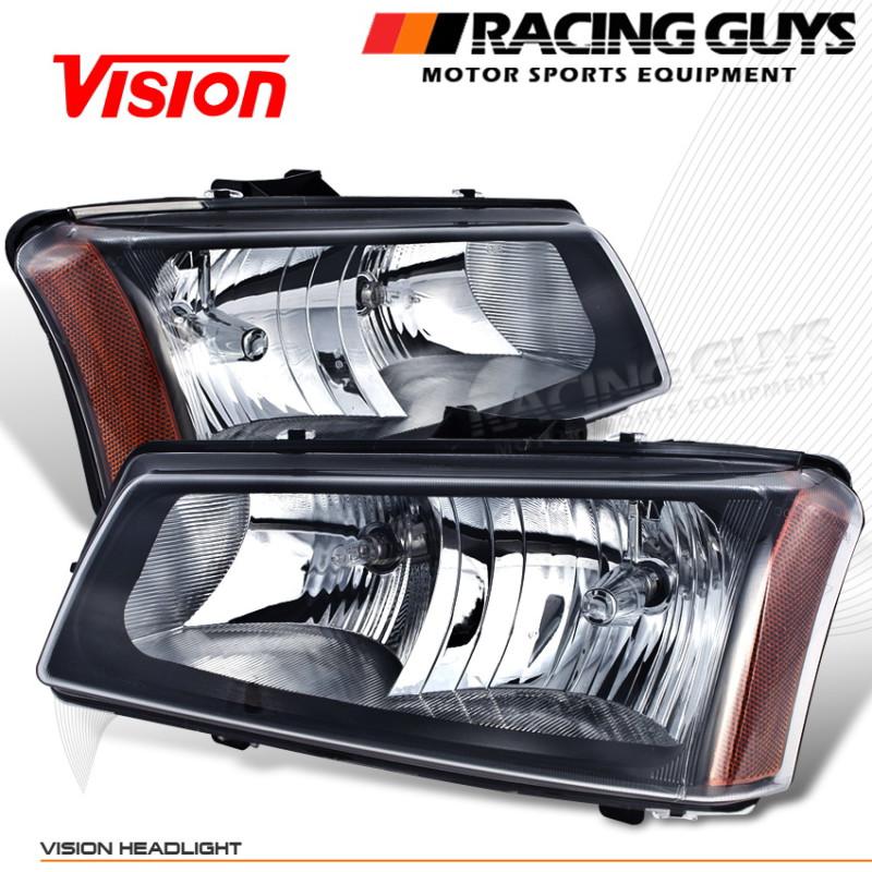 Classic model clear style pickup truck head light lamps left+right assembly