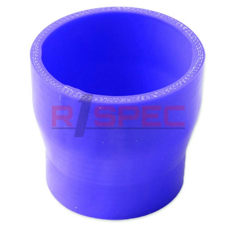 Universal blue 2.5'' to 3'' 3-ply reducer silicone hose coupler 63mm to 76mm bl