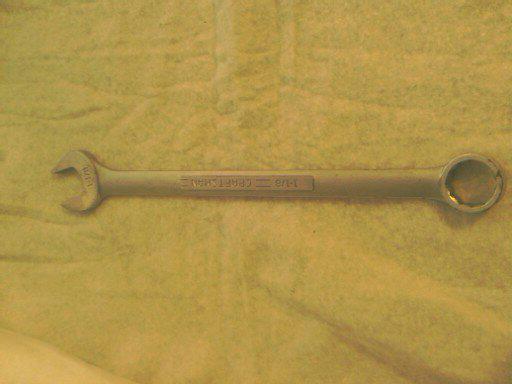 1-1/8 inch craftsman open/closed wrench