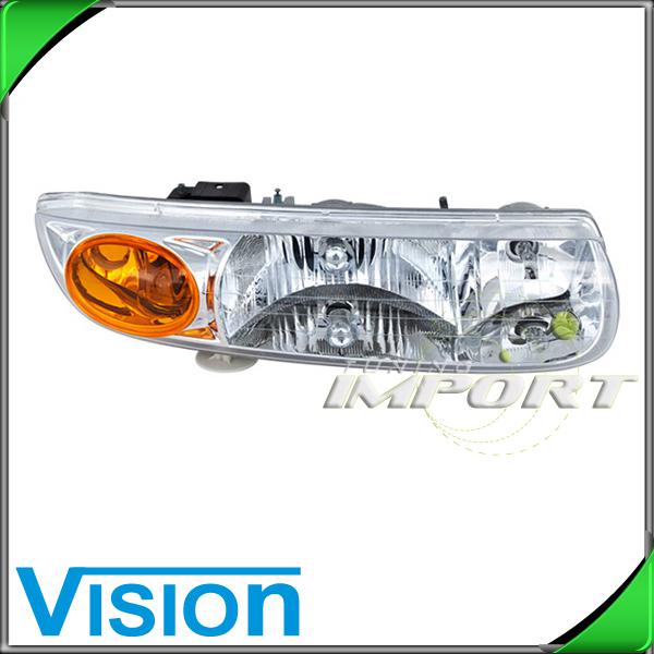 Passenger right side headlight lamp assembly new 2000-2002 saturn sl sl1 sl2 sw2