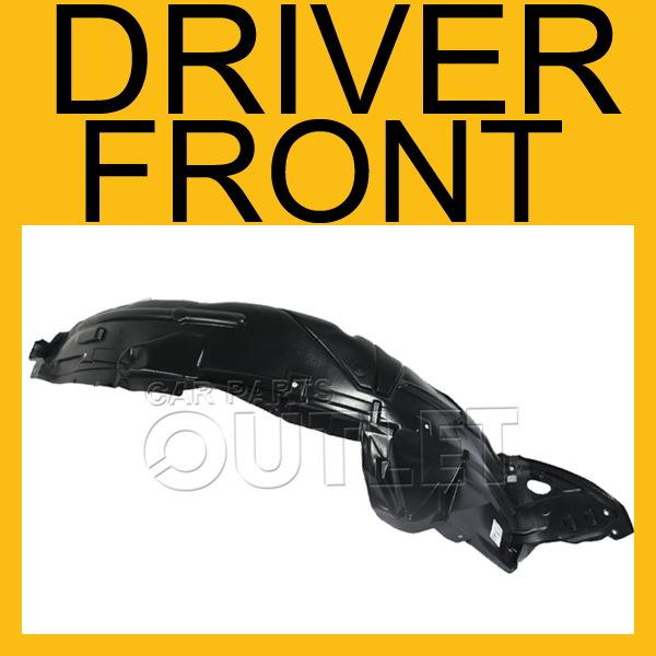 06-09 10 11 honda civic splash shield plastic fender liner 2dr lx w/5-speed left