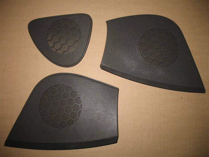 2003 saab 9-5 dash board speaker cover 3 covers 99 00 01 02 03 04 05