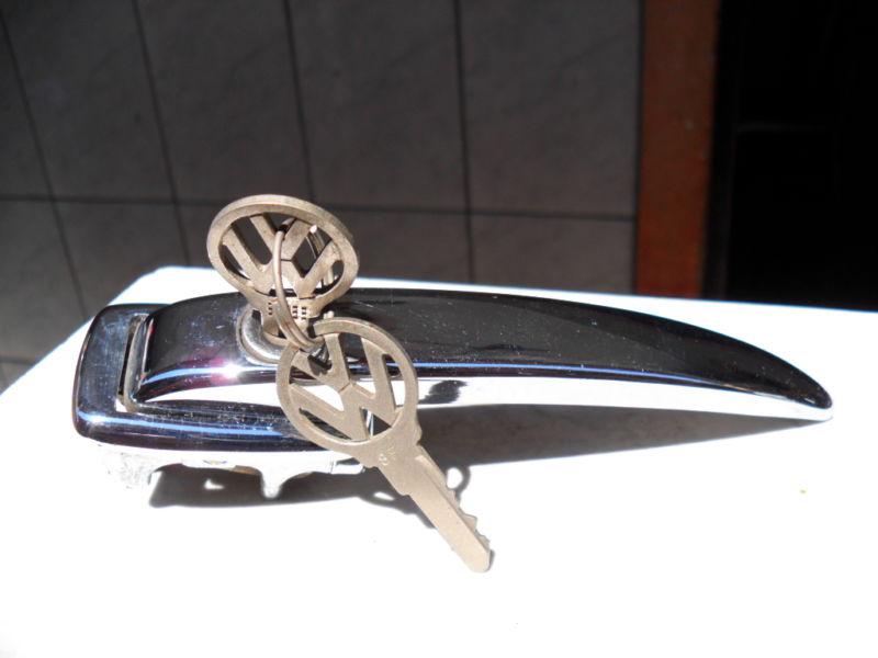 Vw door handle chromed locking barndoor panel split bus bulli samba kombi