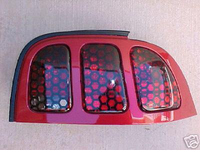 94-98 mustang honeycomb tail light decals