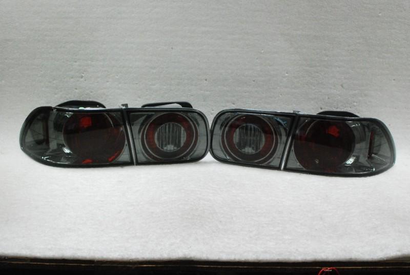 92-95 honda civic 2/4dr altezza rear smoked tail brake lights lamps left+right