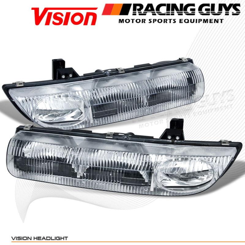 New driver+passenger head lights lamps sedan wagon left+right assembly set