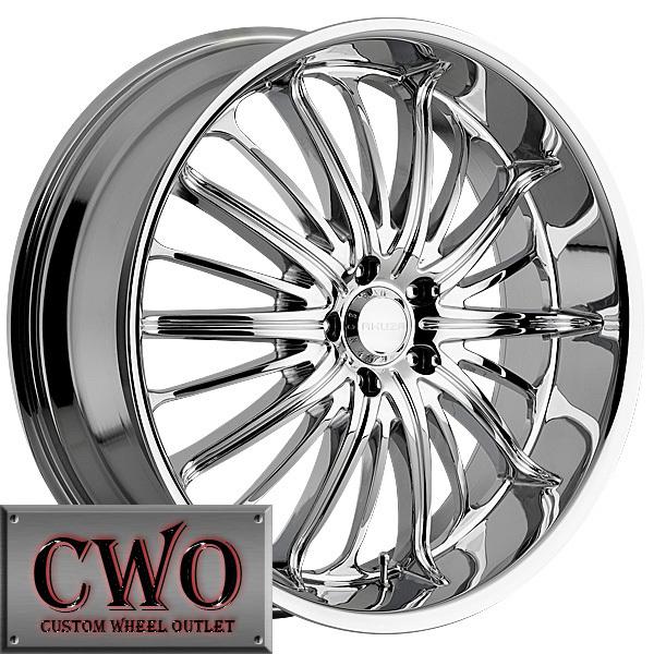 22 chrome akuza belle wheels rims 5x120 5 lug bmw 5 6 7 8 series s10 blazer