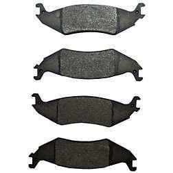 New napa brake pads - rear, premium - oe semi-metallic ford e150 2004 - 2007