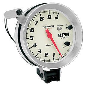 5 inch equus white tachometer 8080 new - fast shipping