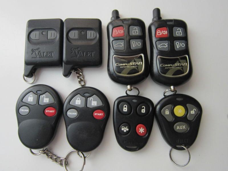 Keyless remotes lot of 8