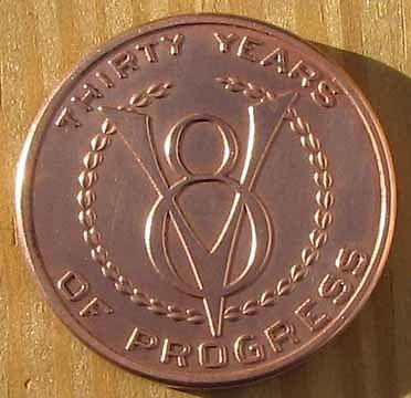 Rare original nos ford v8 30th. anniversary medal or token 1933 l@@k #b231