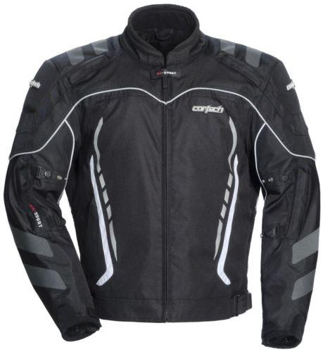 New cortech gx sport series-3 adult textile jacket, black/black, xl-tall