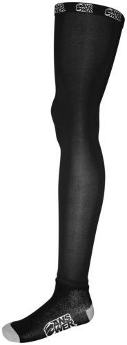 New answer-racing knee-high tall knee brace moto socks, black, us-9,10,11,12,13