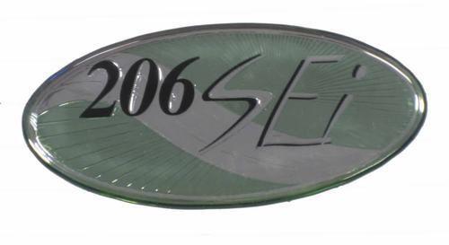 Larson boats 206 sei decal genuine factory domed logo emblem 1997-2000