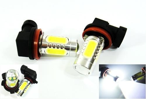 2 h11 h8 cree q5 high power projector 4 plasma led fog light 16w headlight white