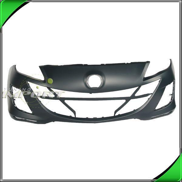 2010 mazda 3 4dr front bumper fascia facial cover abs primed plastic paint-ready