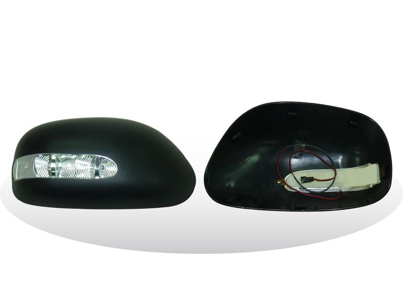 Ea toyota tundra door mirror cover cap trim 2000-2004 primed pair abs side led