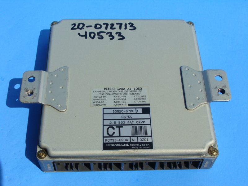 01 chevrolet tracker 2.5l e33 4at engine computer module ecu ecm 33920-67du1