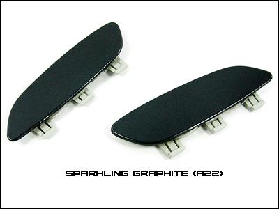 Sparkling graphite a22 front bumper side reflector covers - bmw e90 e92 e93 m3