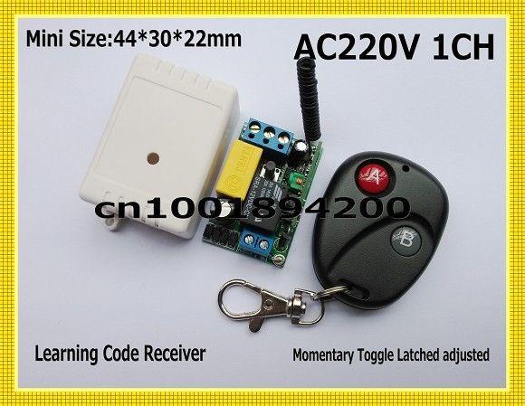 Remote control switch ac220v small volume mini receiver light lamp led controlle