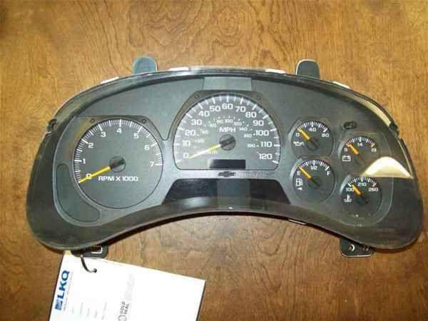 03 04 2004 trail blazer speedometer speedo cluster oem