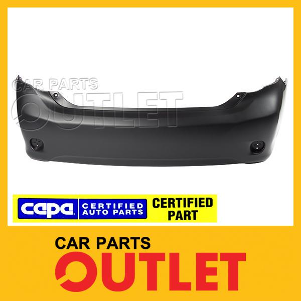 2009-2010 toyota corolla rear bumper cover to1100264c new primered capa base xle