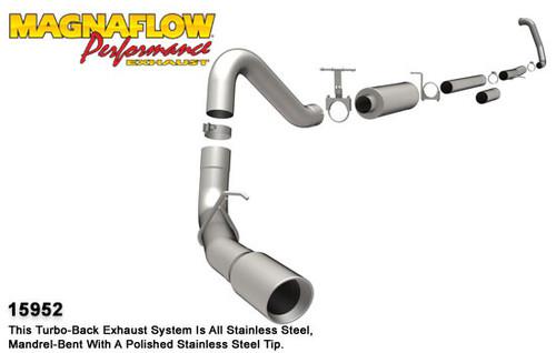 Magnaflow 15952 ford diesel 6.0l diesel, 4in. magnaflow diesel exhaust