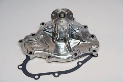 Prw pontiac 265-455 1969 - 1979  aluminum water pump polished 8856