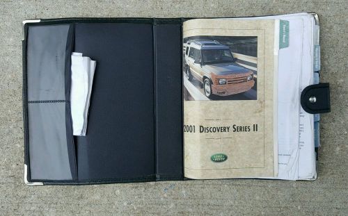 2001 land rover discovery series 2 owner&#039;s manual oem