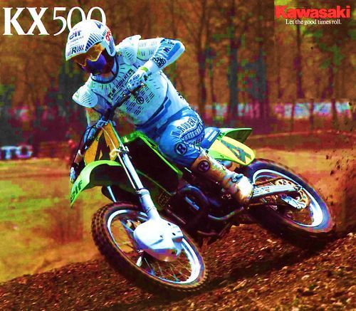 1987 kawasaki kx500 brochure--kawasaki kx500-c1