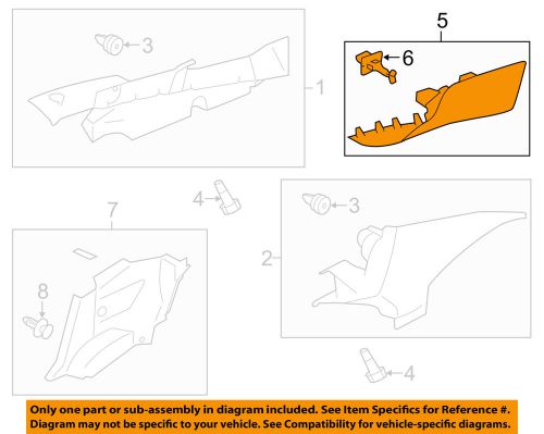 Subaru oem 13-15 brz interior-upper cover right 94053ca000vh