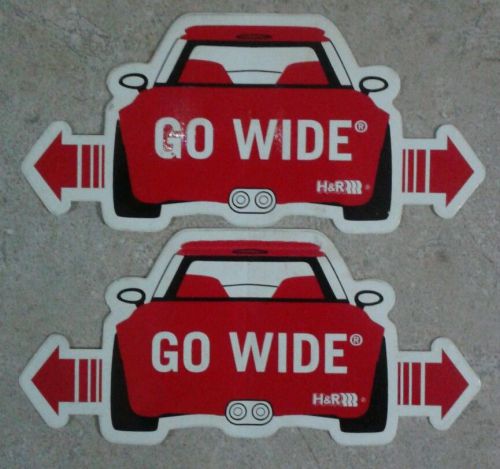 H&amp;r suspension go wide stickers