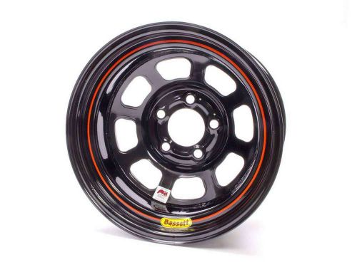 Bassett d-hole 15x8 in 5x5.00 black wheel p/n 58d52i