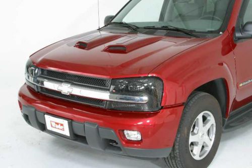 2004-2005 gmc canyon z71 fleet racing accent scoops 2 pc 11.5 x 30 x 2 hoodscoop